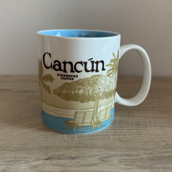 Starbucks Mug Global Icon Collector Series 2017 Cancun Mexico Coffee Tea 16oz‎ - Picture 1 of 7